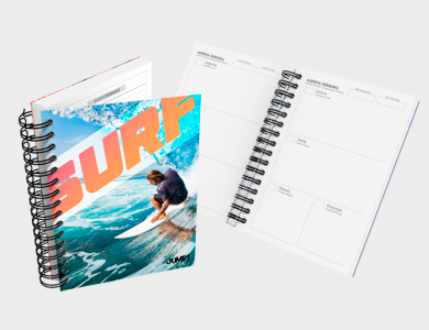 Agenda Planner A5 2025 Capa Maleável 77 Páginas 14,95x21cm (Couchê 300g Laminação Fosca)  - 4x0 - 10 unid