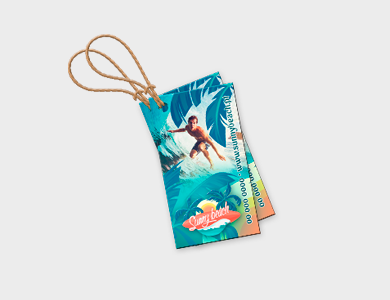 Tag Kraft 240g Sem Verniz 4,25x4,8cm - 1x0 - 200 unid